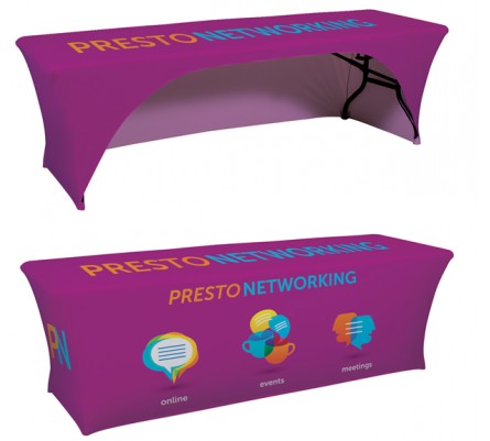 MESA PUBLICITARIA PLEGABLE TIPO MALETA 152*70*74 CMS